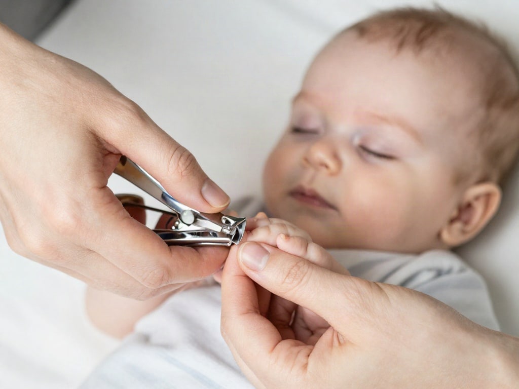 Baby Nägel schneiden
