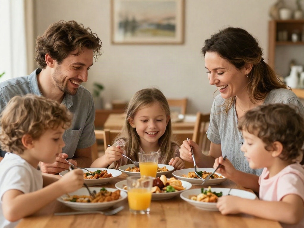 gemeinsame Mahlzeiten Familie