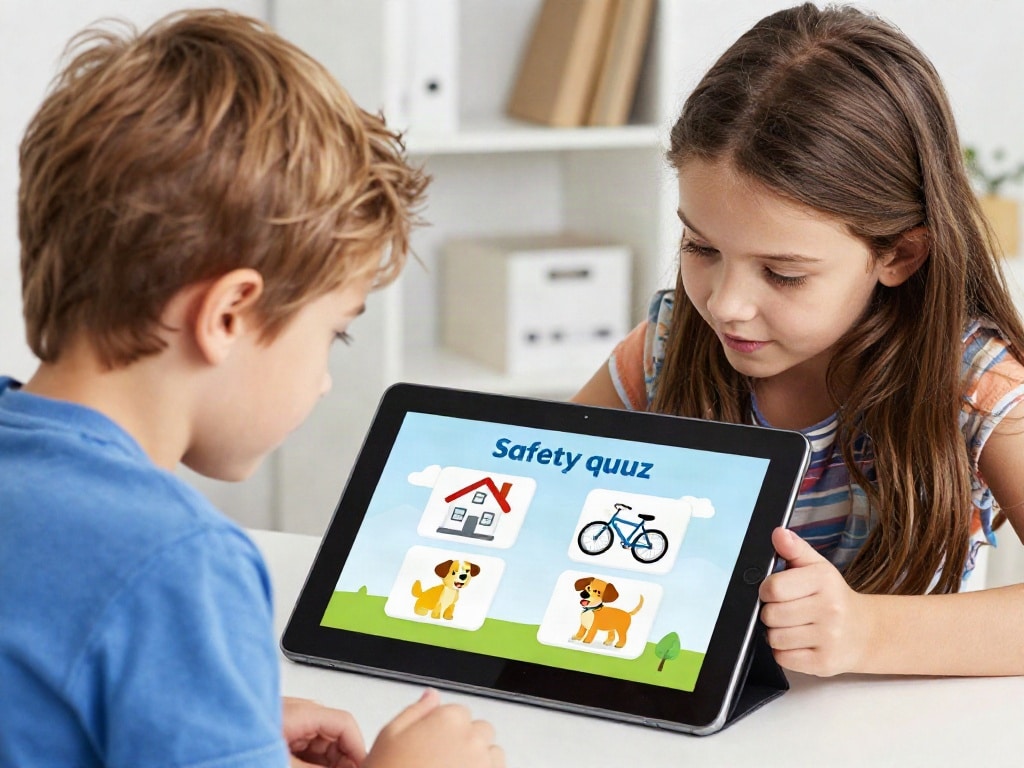 Kinder Sicherheit Quiz