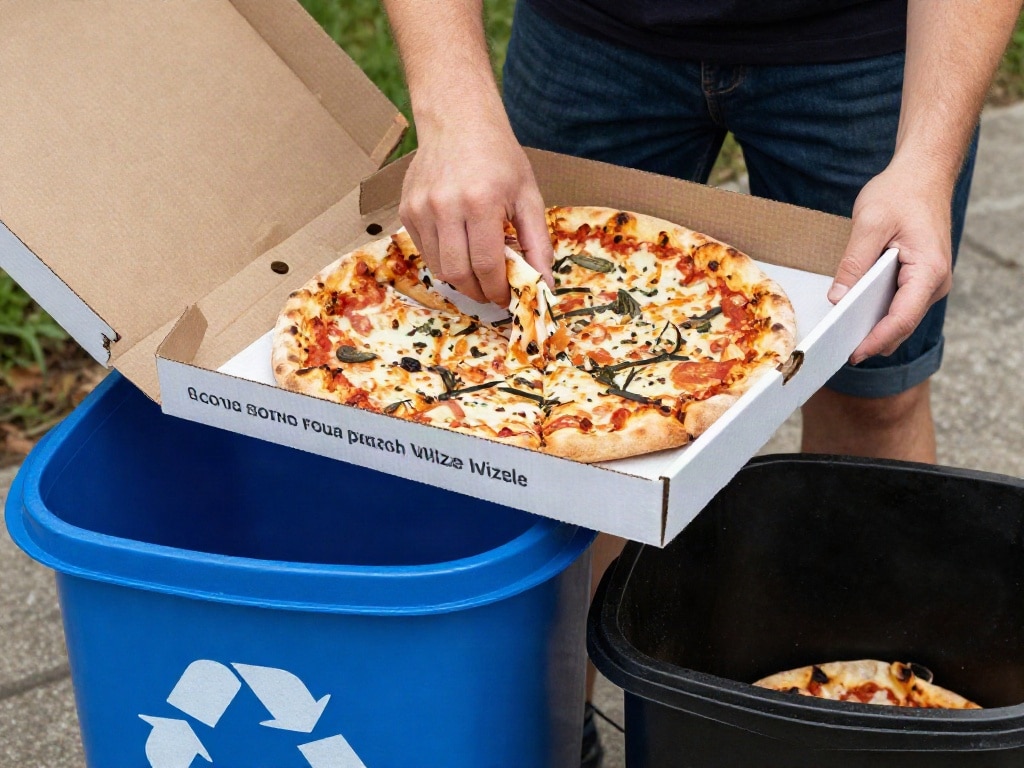 Pizzakarton Altpapier