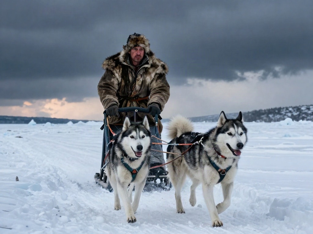 Togo Schlittenhund Serum Run