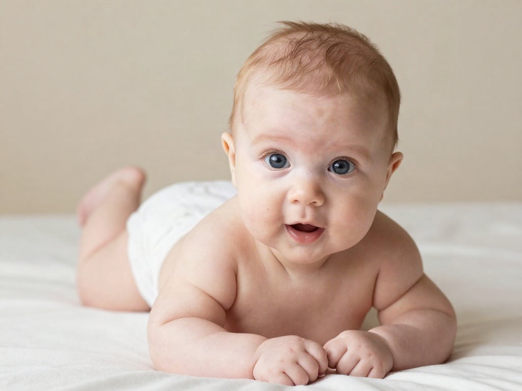 Baby drehen lernen