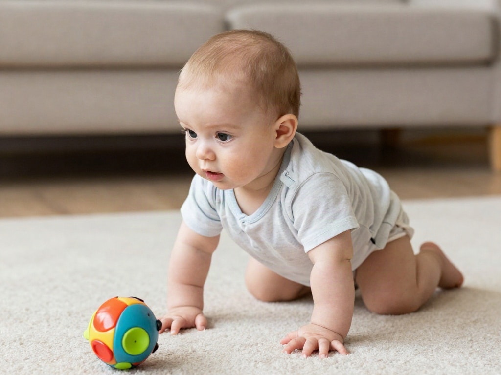 Baby laufen lernen